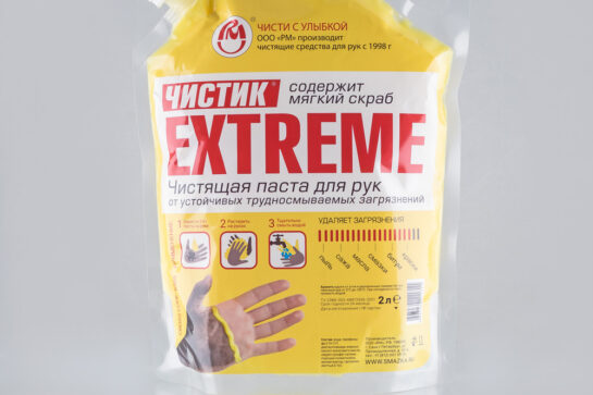 Doy-pack. New packaging for cleaning pastes «Chistick»