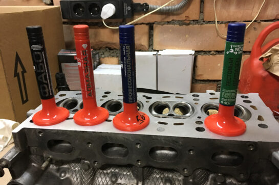 The valve grinding in 15 seconds