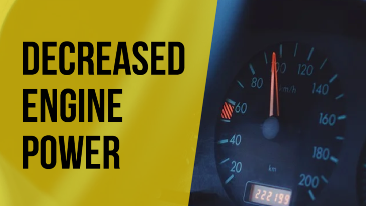 Decreased engine power: reasons and solutions