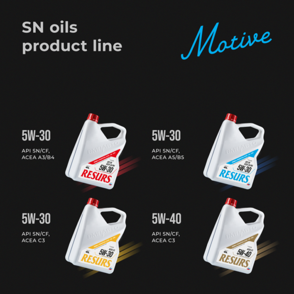 Engine oil 5W-30 API SN/CF A5/B5