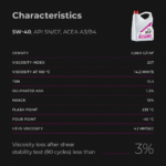 Engine oil 5W-40 API SN/CF A3/B4