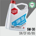 Engine oil 5W-30 API SN/CF A5/B5